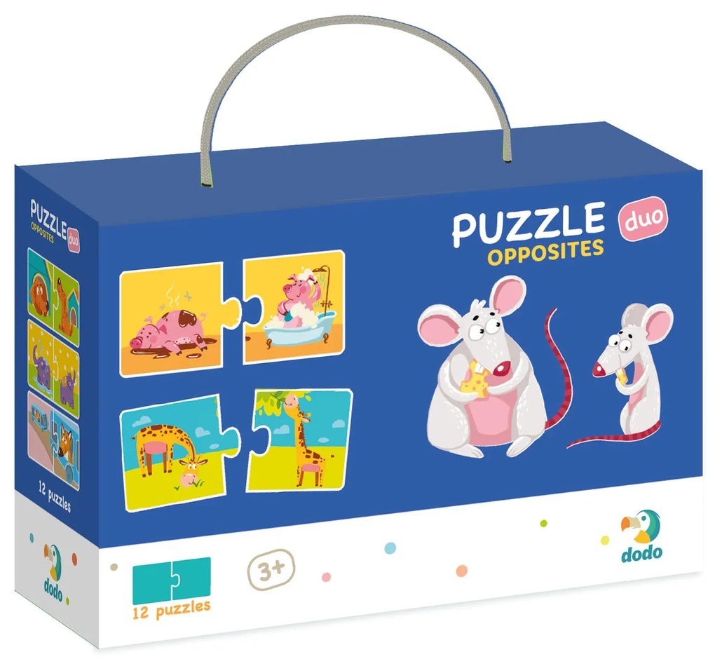 DUO PUZZLE - NOTIUNI OPUSE (2 PIESE) - DODO (DO300151)