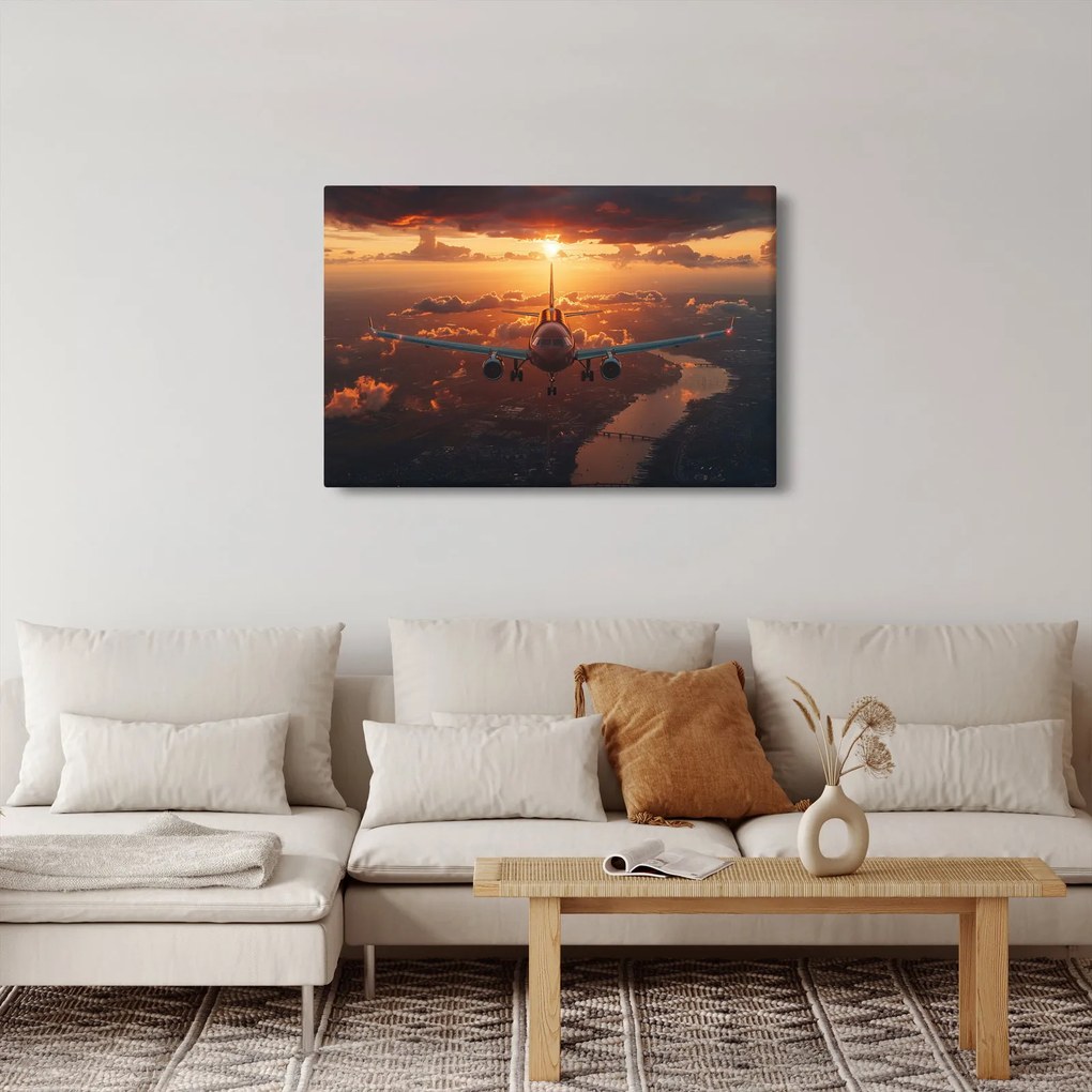 Tablou - Avion de transport (90x60 cm)