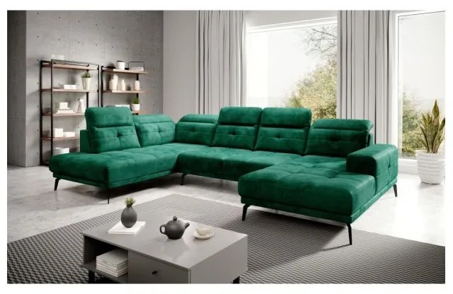 Colțar Bretan 350cm verde