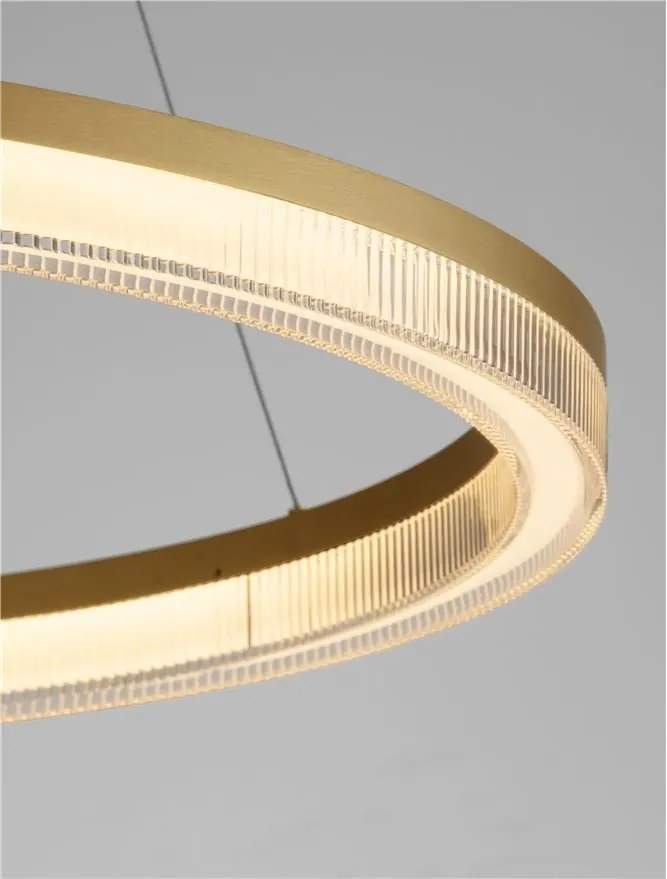 Lustra suspendata LED CCT design circular Luana 80cm NVL-9130639