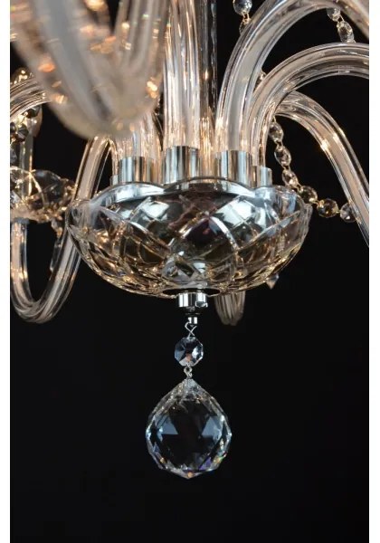 Wranovsky JWZ117082101 - Lustră de cristal pe lanț BONTON 8xE14/40W/230V