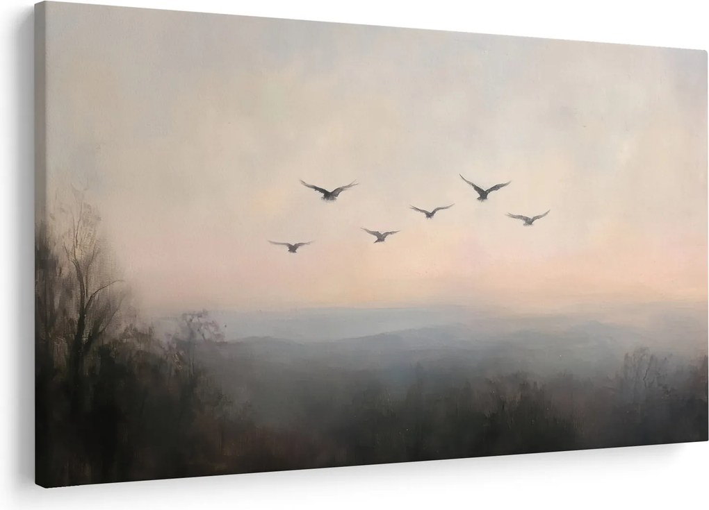 Tablou - Stol de păsări (90x60 cm)