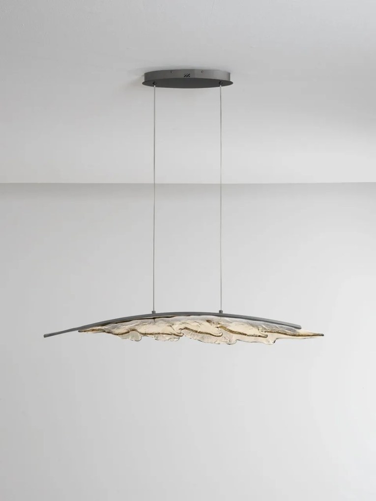 Lustra LED suspendata in forma de frunza AMADO