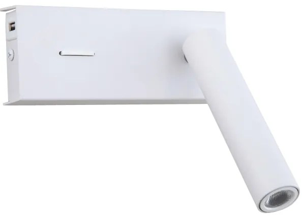 Aplică LED/3W/230V USB alb Zambelis H74