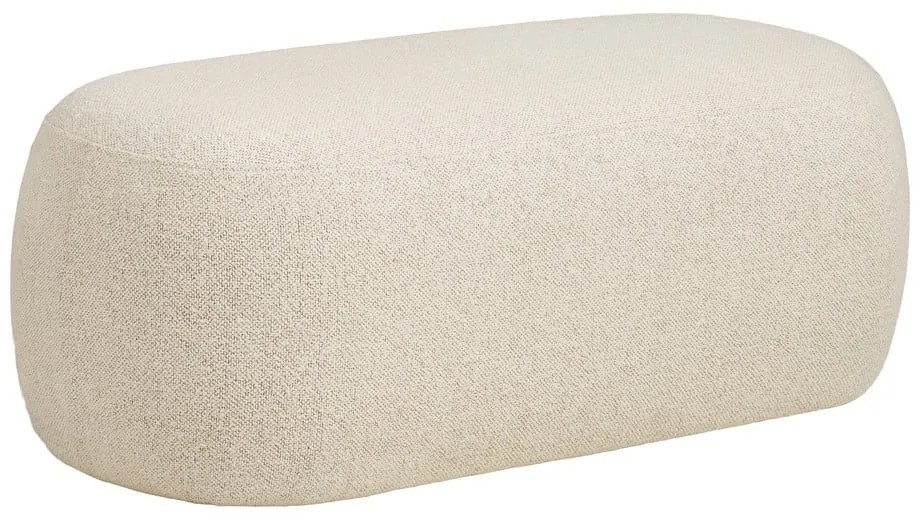 Bancă bej cu tapițerie din țesătură bouclé Blossomville – House Nordic