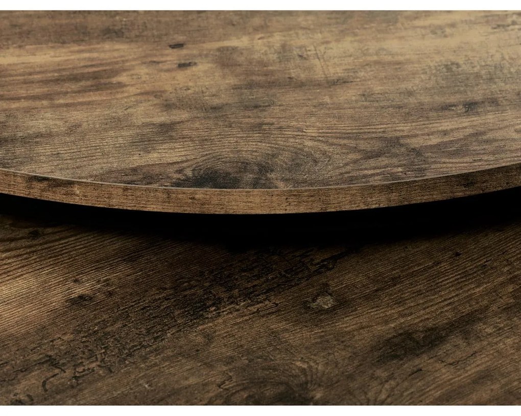 Set 2 măsuțe de cafea Alcanzar (old style wood). 1121140