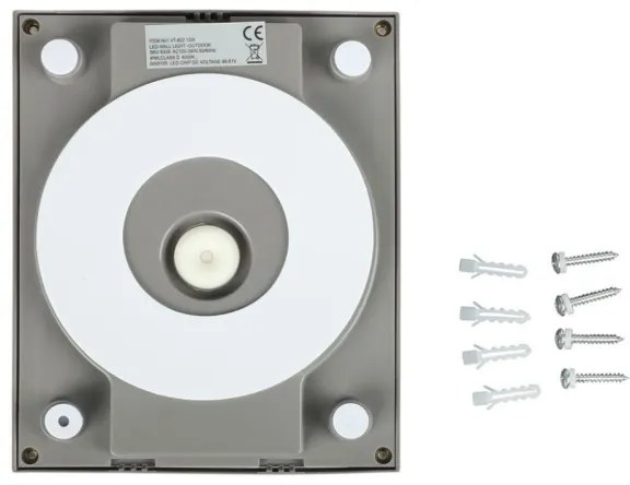 Aplică LED de exterior LED/12W/230V 4000K IP65 gri