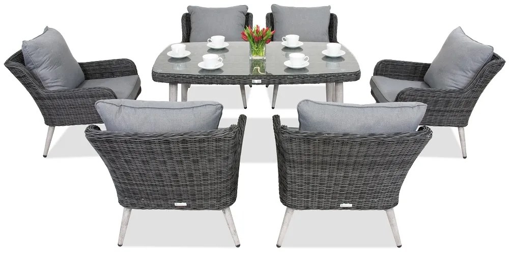 Mobilier terasă Bilbao Premium 6 Garden Point antracit