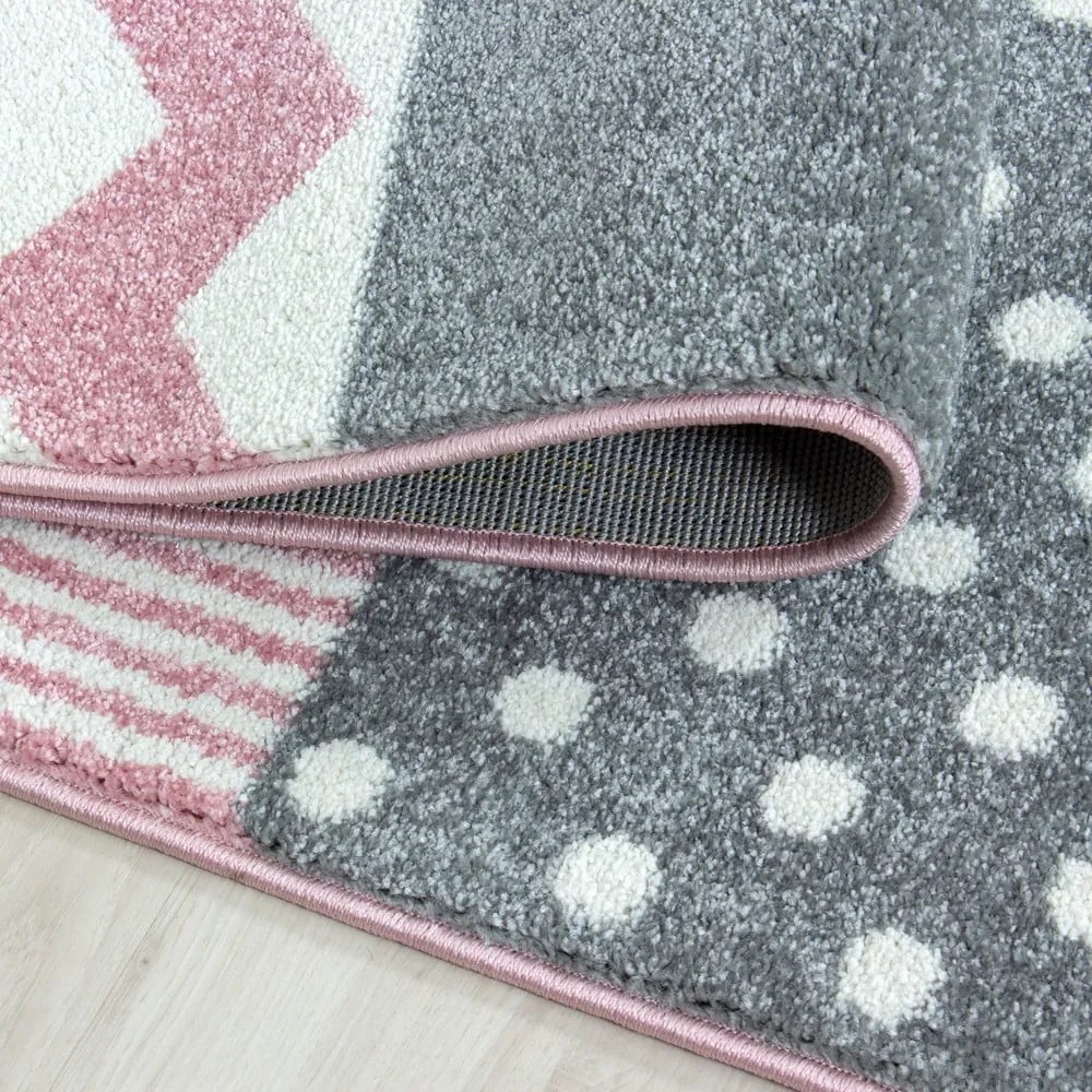 Covor pentru copii roz/gri 160x230 cm Kids – Ayyildiz Carpets