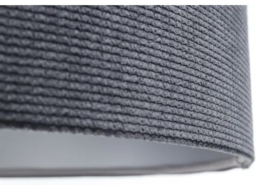 Lustră pe cablu TWIST 1xE27/60W/230V negru/gri/argintiu