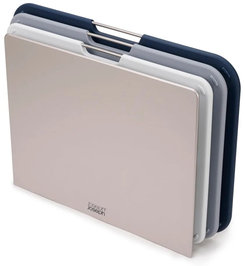 Set 3 tocătoare cu suport Joseph Joseph Nest, 35,5 x 26 cm