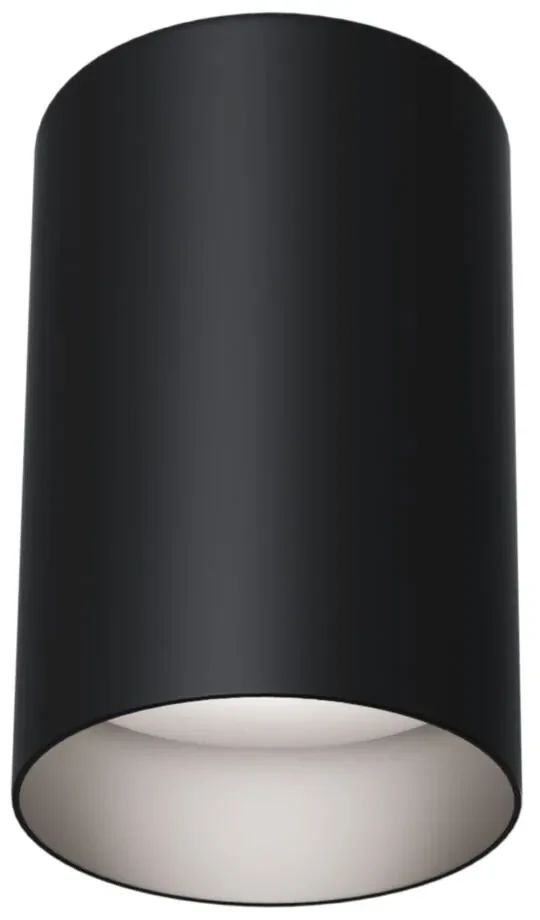 Spot aplicat design tehnic Slim negru 8,5cm