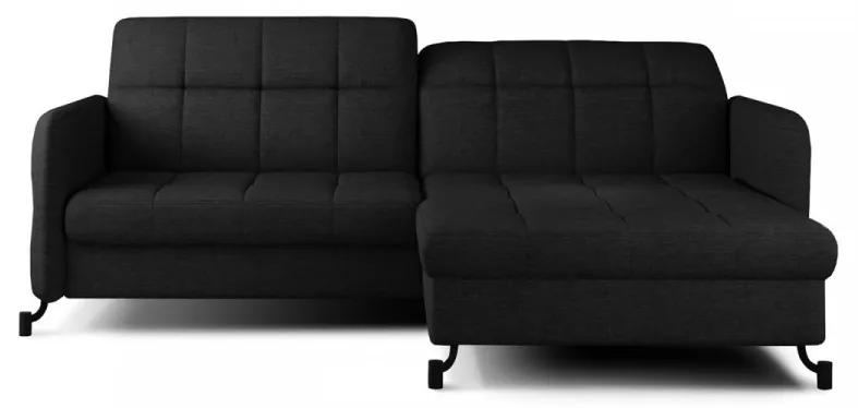 Canapea extensibila cu spatiu pentru depozitare, 225x105x160 cm, Lorelle R03, Eltap (Culoare: Gri catifea / Paros 05)