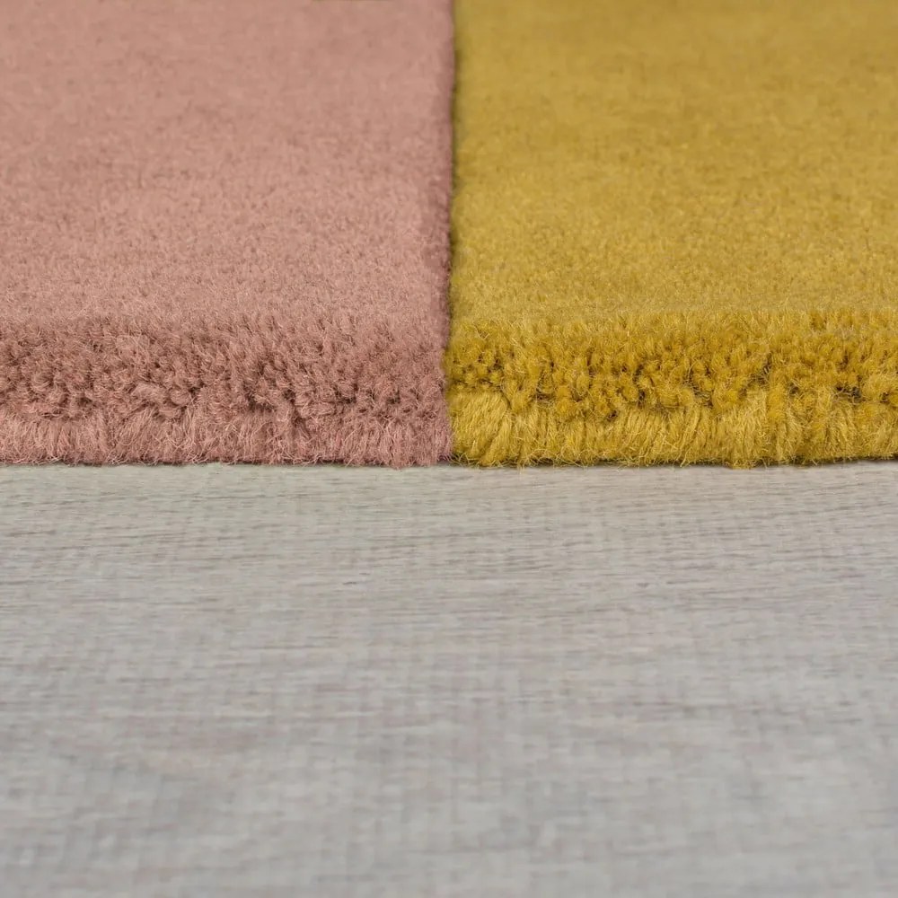 Covor albastru țesut manual din lână 150x240 cm Lozenge Bright Multi – Flair Rugs