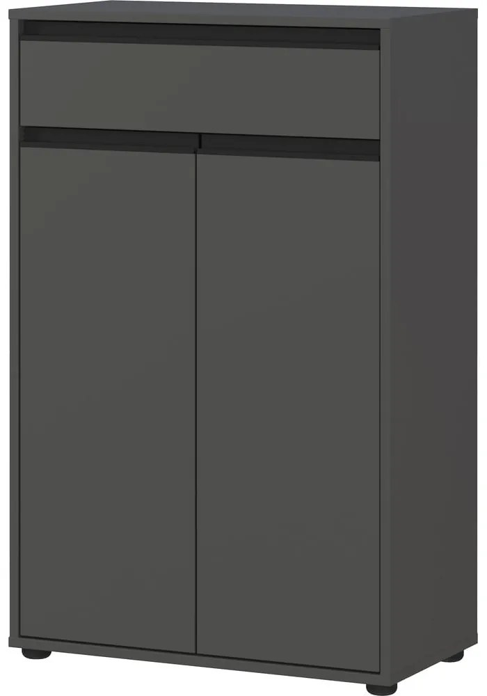 Dulap de baie gri antracit înalt 63x98 cm Lemont – Germania