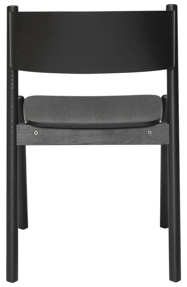 Scaun dining din stejar negru Oblique - Hübsch