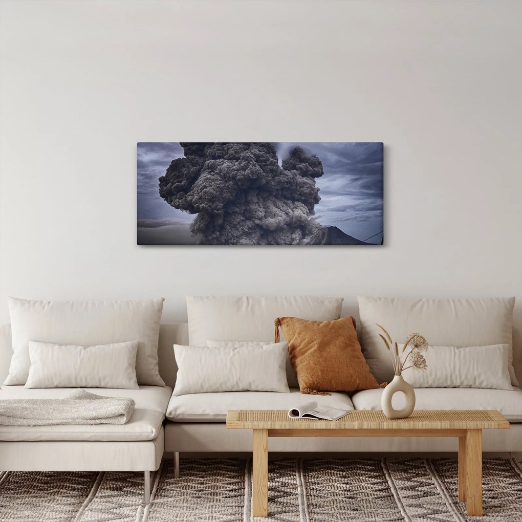 Tablou - Erupție vulcanică (120x50 cm)