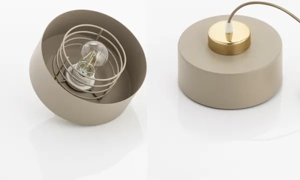 BRILAGI - Lustră aplicată SPRING 1xE27/60W/230V Ø 20 cm bej/auriu