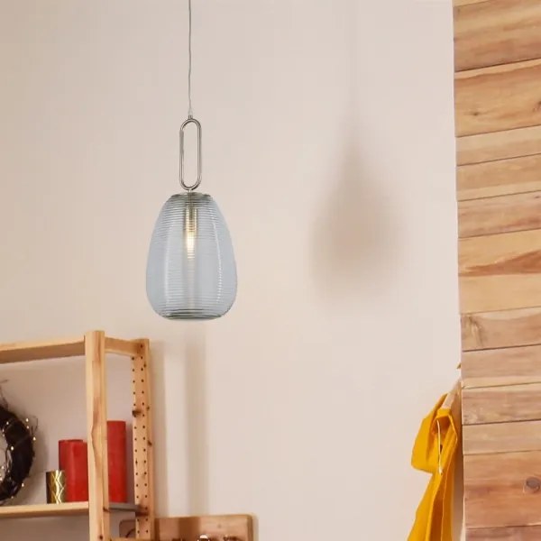 Lustră pe cablu ELIXIR 1xE27/60W/230V transparentă Searchlight 43581-1SN