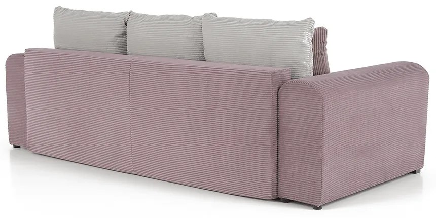 Canapea foarte spatioasa, violet, roz invechit, bej, GILEN BIG SOFA