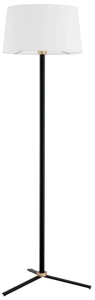 Lampadar, lampa de podea design modern Cavalino negru, auriu