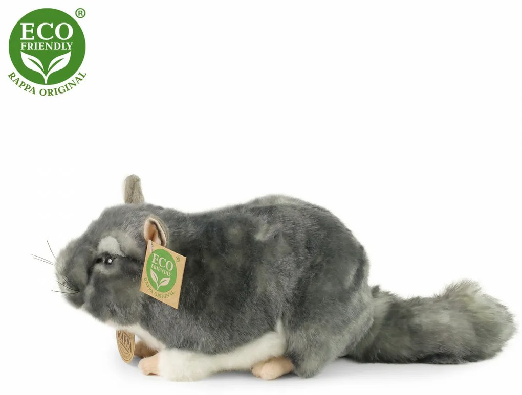 Chinchilla de pluș Rappa, 21 cm ECO-FRIENDLY