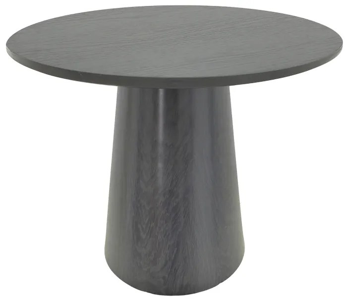 Masa Bucatarie/Dining Donna MDF Negru, Diametru 100 Cm