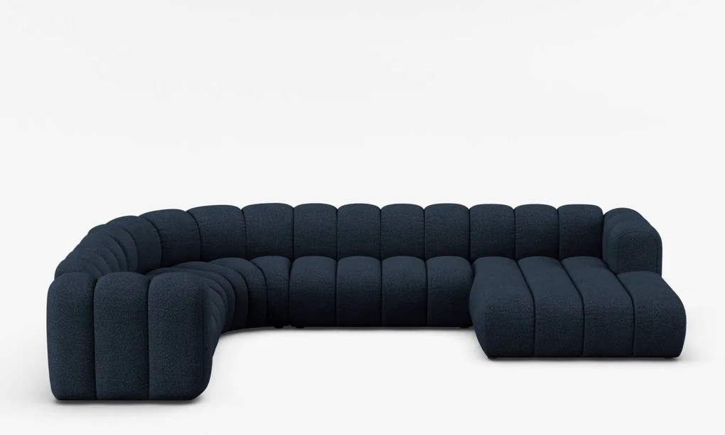 Canapea panoramica Lupine boucle Baloo L370 cm