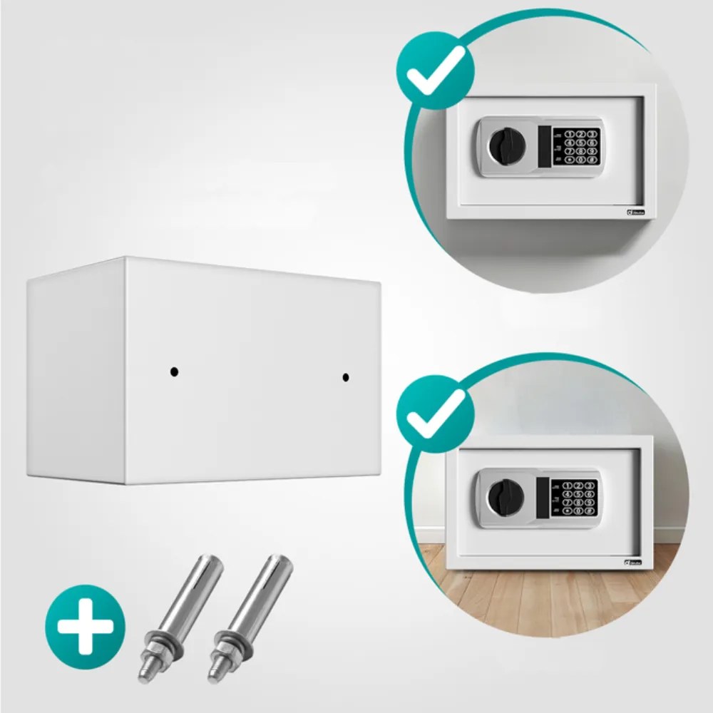 Deuba Seif electric pentru mobilă SAFETY, 31x20x20cm, argintiu