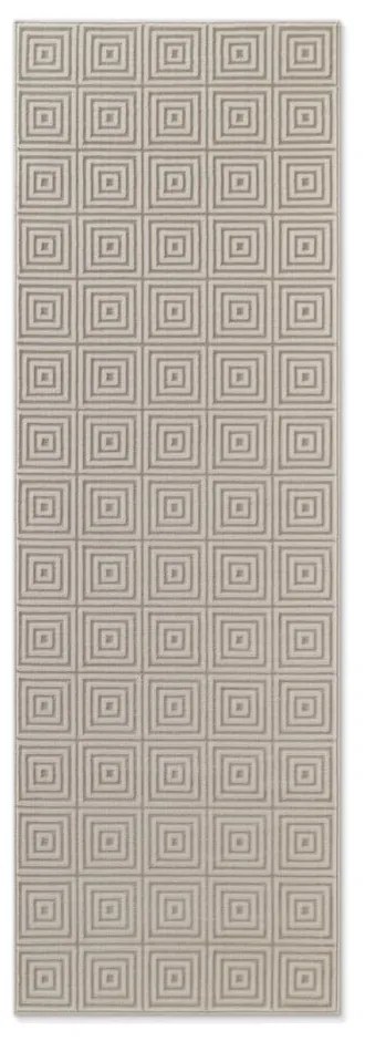 Covor tip traversă bej/crem 80x240 cm Perles Tourmaline – Elle Decoration