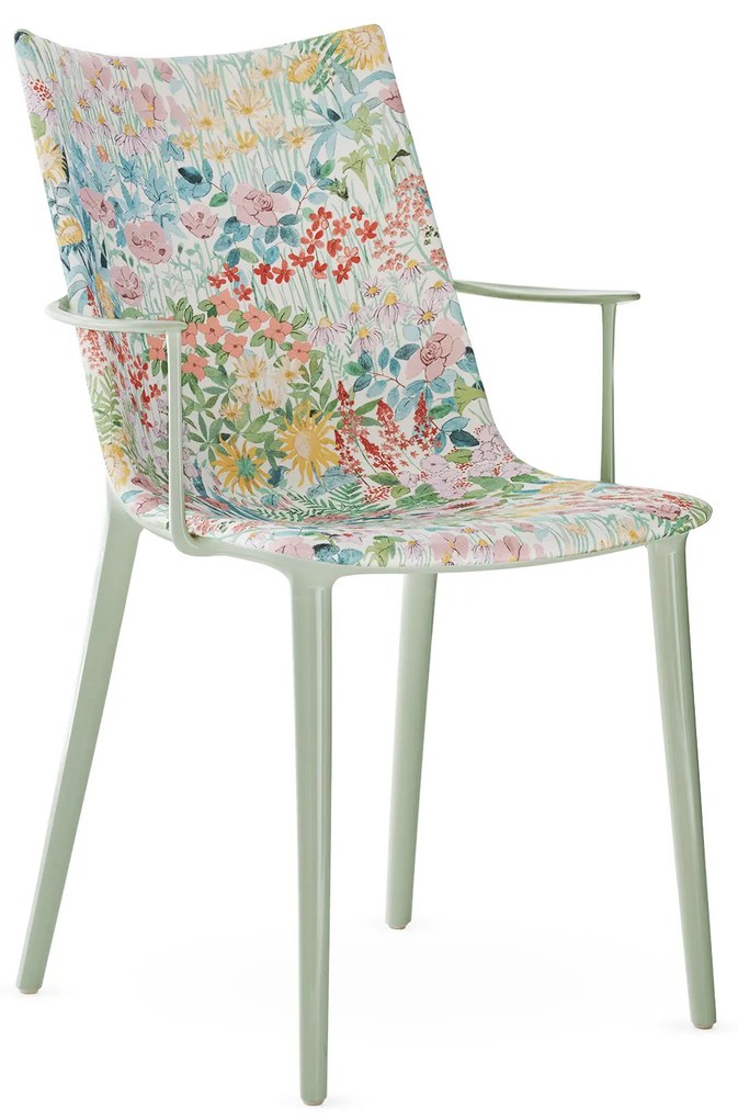 Scaun HHH tapitat stofa, varianta multipla - Kartell Culoare: Alb / Lichen
