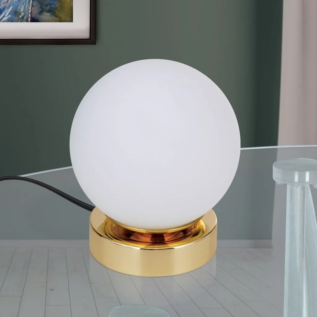 Lampa LED dimabila cu Touch stil minimalist TRICIA alama/opal