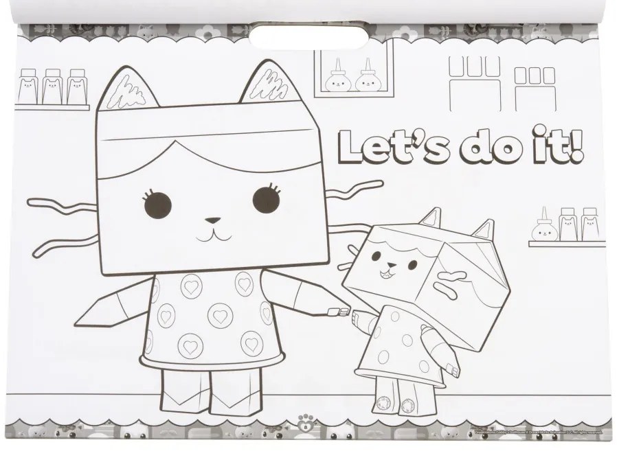 Gabby's Dollhouse Cats set de colorat și activități