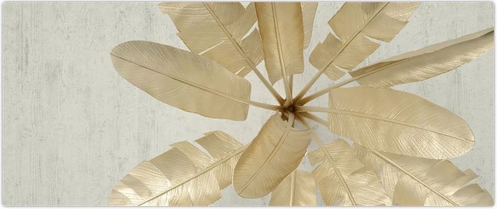 Tablou cu pene da găscă (120x50 cm)