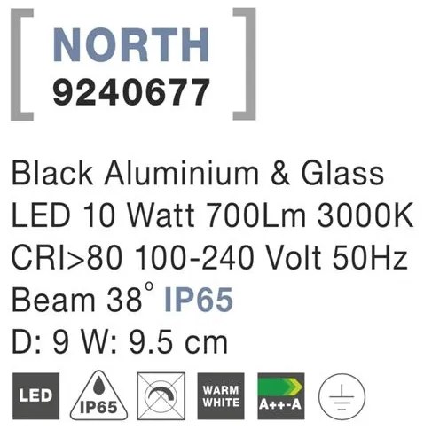 Proiector LED iluminat exterior IP65 NORTH NVL-9240677