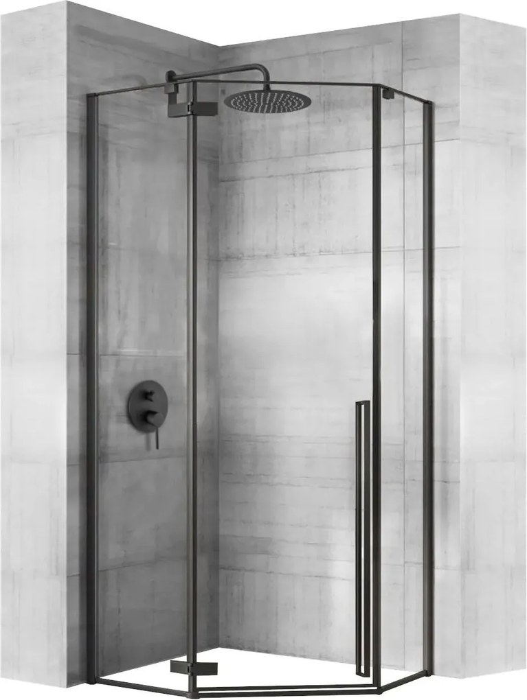Cabina de dus DIAMOND BLACK MAT 90x90