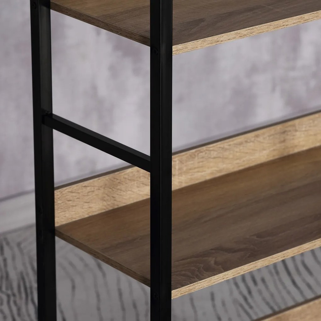 Raft GD-313 OAK Denny, 3 etajere, 60 x 27,5 x92,5 cm, 3 etaje