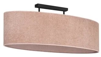 Lustră aplicată Duolla OVAL 2xE27/15W/230V roz