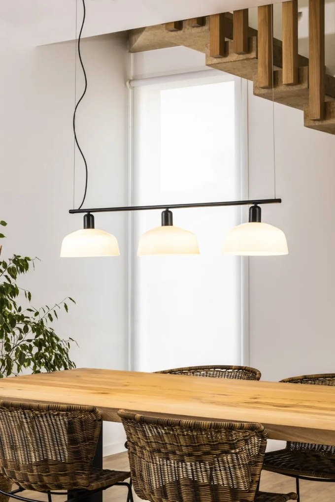 Lustra suspendata design modern TATAWIN alb