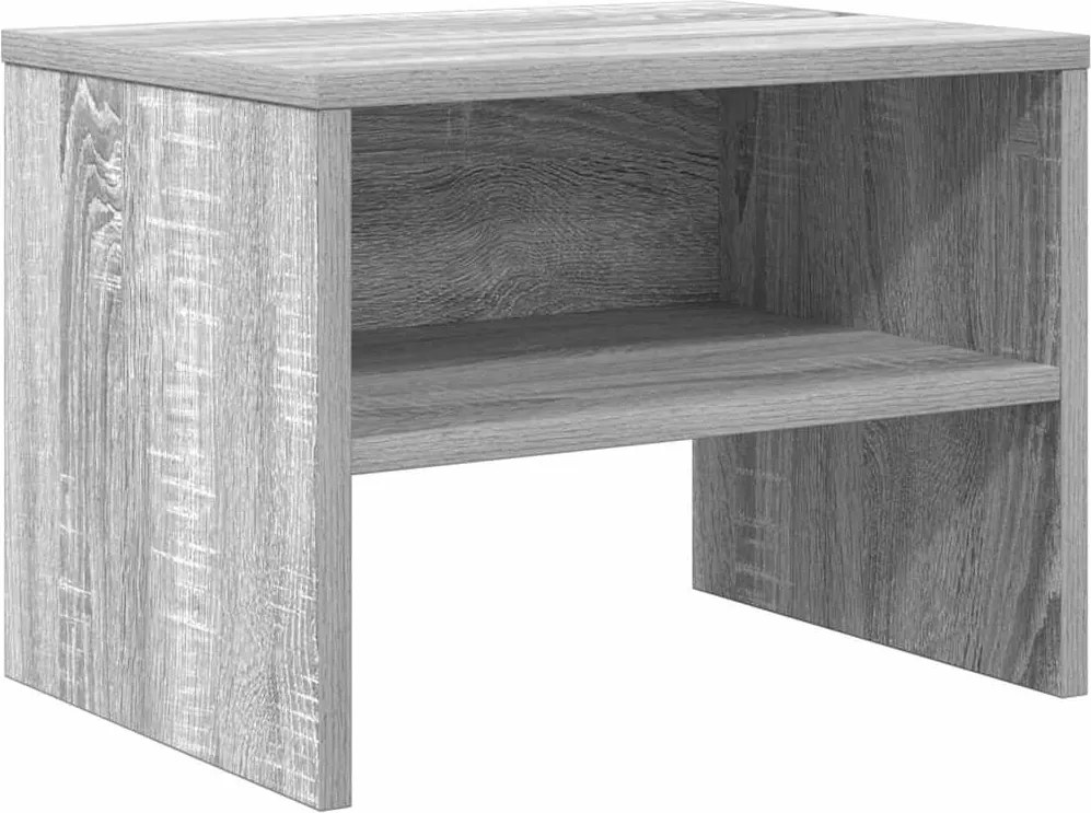 vidaXL Noptieră, gri sonoma, 40x30x30 cm, lemn prelucrat