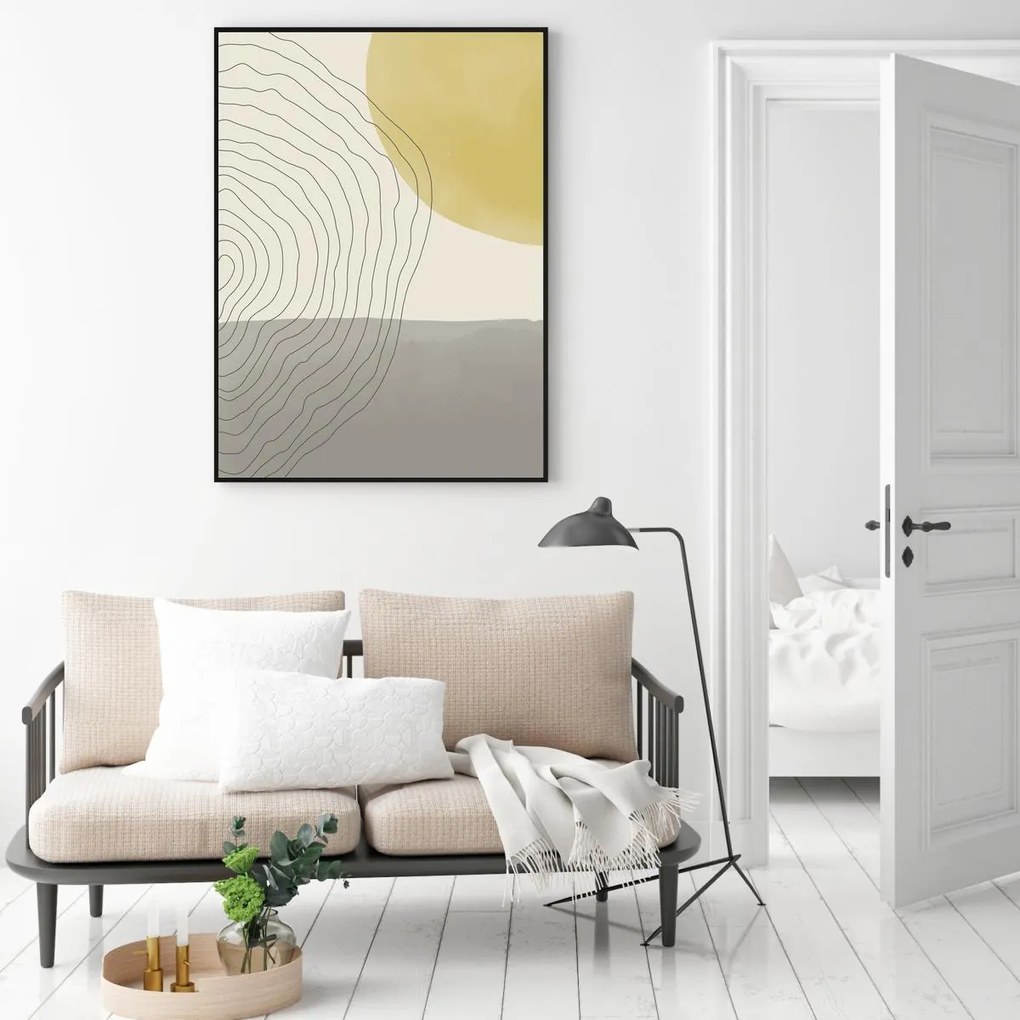 Poster - Abstracție pictată (A4)