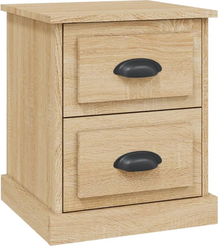 vidaXL Noptieră, stejar sonoma, 39x39x47,5 cm, lemn prelucrat