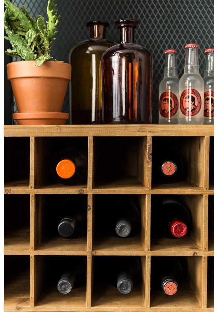 Dulap vinotecă din lemn Dutchbone Vino