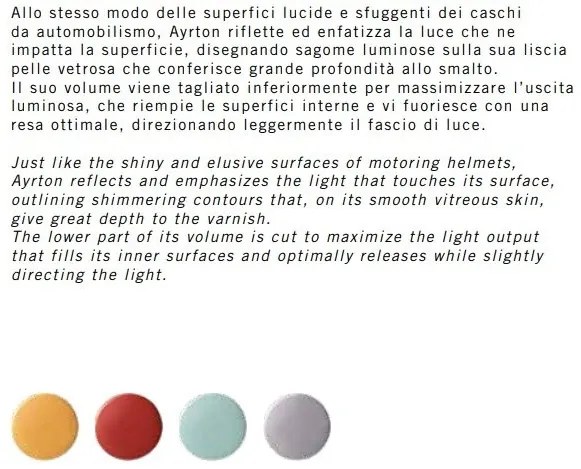Pendul ceramic design italian realizat manual AYRTON