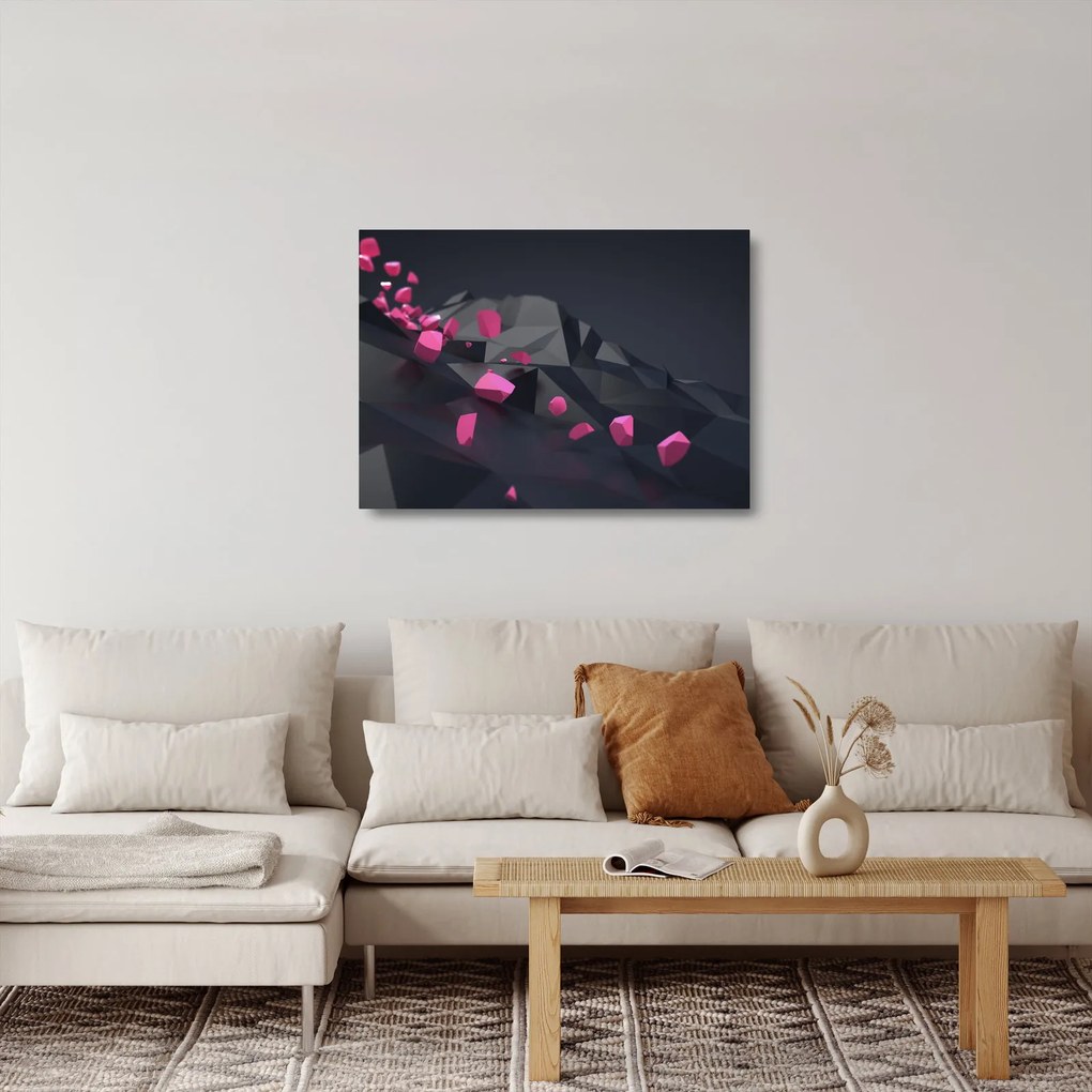 Tablou pe sticlă 3D abstracție (70x50 cm)