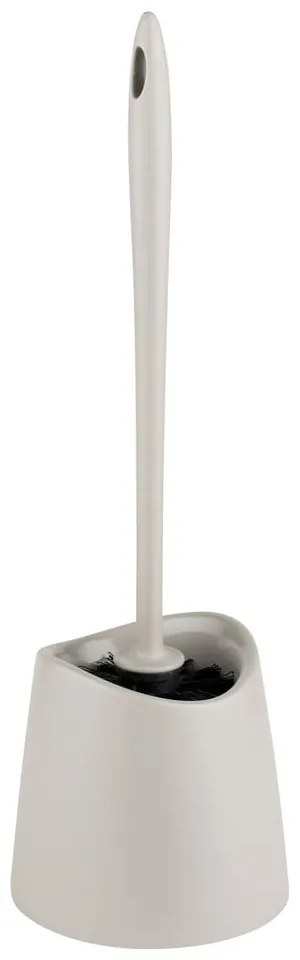 Perie de WC taupe din plastic Portes – Allstar
