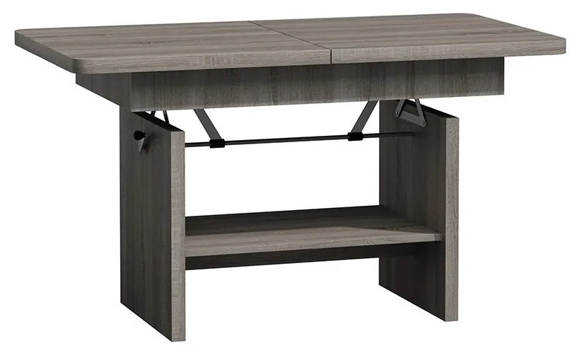 Măsuță de cafea extensibilă și ajustabliă Keenan (stejar trufel). 1058225