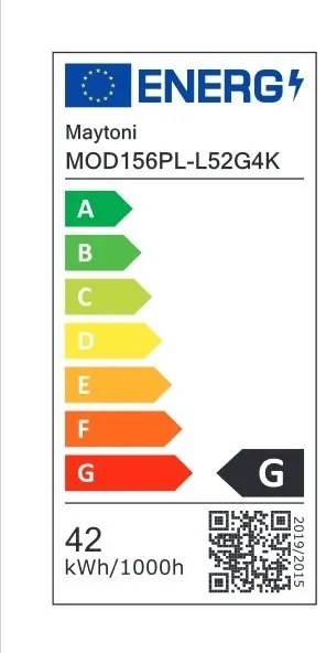 Lustra LED suspendata, design modern Curve auriu