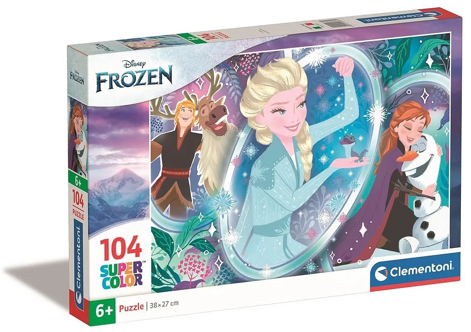 Disney Regatul de gheață Spell Puzzle Clementoni de 104 piese