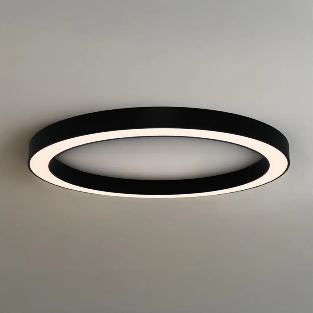 Plafonieră LED, 100 W, 230 V, 3000/4000/6500 K, Ø 100 cm, neagră